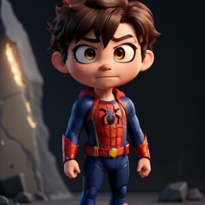 3D_Animation_Style_Miniaturized_spidermanDramatic_background_N_0