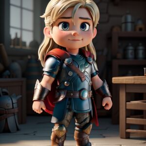 3D_Animation_Style_Thor_Ultra_realistic_details_wideangle_view_0